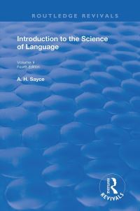 Book Cover for Introduction to the Science of Language. Vol. 2 by A H Sayce