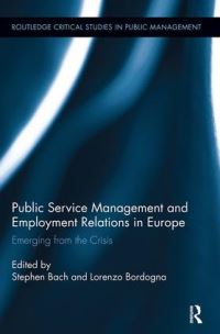Book Cover for Public Service Management and Employment Relations in Europe by Stephen Bach, Lorenzo Bordogna