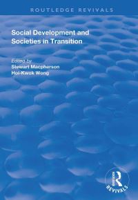 Book Cover for Social Development and Societies in Transition by Stewart MacPherson, Hoikwok Wong