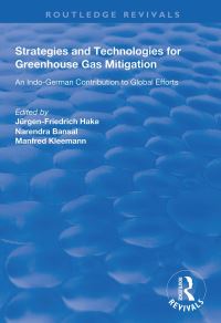 Book Cover for Strategies and Technologies for Greenhouse Gas Mitigation by JFr Hake, N K Bansal, Manfred Kleemann