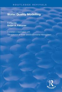 Book Cover for Water Quality Modelling by R A Falconer