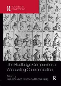 Book Cover for The Routledge Companion to Accounting Communication by Lisa Jack, Jane Davidson, Russell Craig
