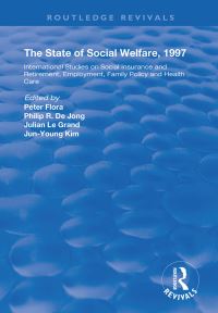 Book Cover for The State and Social Welfare, 1997 by International Research Seminar on Issues in Social Security