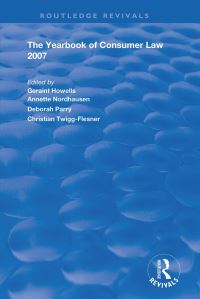Book Cover for The Yearbook of Consumer Law 2007 by Geraint Howells, Annette Nordhausen Scholes, Deborah L Parry, Christian TwiggFlesner