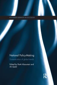 Book Cover for National Policy-Making by Pertti Alasuutari, Ali Qadir