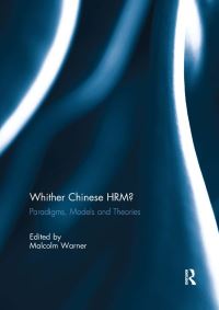 Book Cover for Whither Chinese HRM? by Malcolm Warner