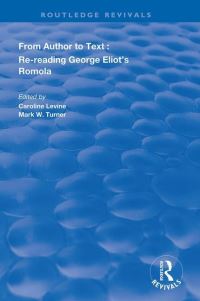 Book Cover for From Author to Text by Mark W Turner, Caroline Levine