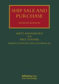 Book Cover for Ship Sale and Purchase by Iain S Goldrein, Matt Hannaford, Paul Turner