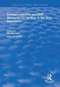 Book Cover for Entrepreneurship and SME Research by Rik Donckels, Asko Miettinen