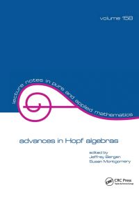 Book Cover for Advances in Hopf Algebras by Jeffrey Bergen, Susan Montgomery