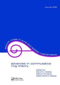 Book Cover for Advances in Commutative Ring Theory by David Dobbs