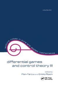 Book Cover for Differential Games and Control Theory Iii by PanTai Liu, Emilio O Roxin