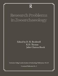 Book Cover for Research Problems in Zooarchaeology by Don R Brothwell, K D Thomas, Juliet CluttonBrock