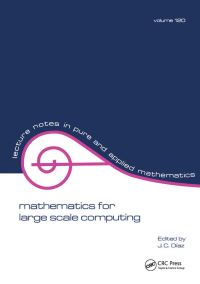 Book Cover for Mathematics for Large Scale Computing by Julio Diaz
