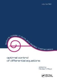 Book Cover for Optimal Control of Differential Equations by C Corduneanu, International Conference on Optimal Control of Differential Equations