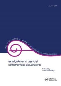 Book Cover for Analysis and Partial Differential Equations by Cora Sadosky