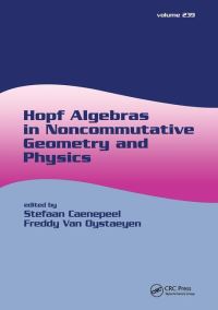 Book Cover for Hopf Algebras in Noncommutative Geometry and Physics by Stefaan Caenepeel, F Van Oystaeyen