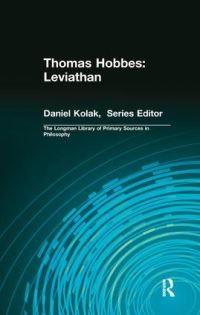 Book Cover for Thomas Hobbes by Thomas Hobbes