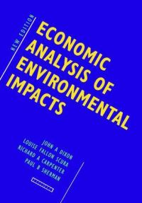 Book Cover for Economic Analysis of Environmental Impacts by John Dixon