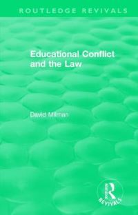 Book Cover for Educational Conflict and the Law by David Milman