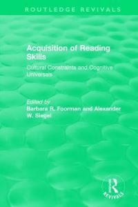 Book Cover for Acquisition of Reading Skills by Barbara R Foorman, Alexander W Siegel