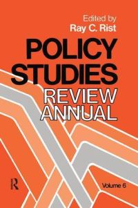 Book Cover for Policy Studies: Review Annual by Ray Rist