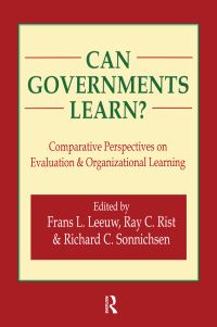 Book Cover for Can Governments Learn? by Frans L Leeuw