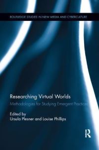 Book Cover for Researching Virtual Worlds by Ursula Plesner, Louise Phillips