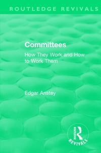 Book Cover for Committees by Edgar Anstey