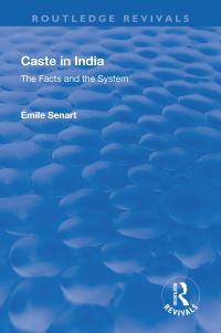 Book Cover for Caste in India by E Senart