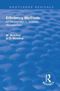 Book Cover for Efficiency Methods by Margaret McKillop, Alan Dugald McKillop
