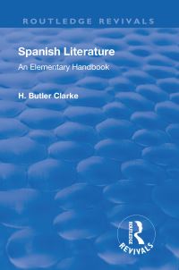Book Cover for Spanish Literature by Henry Butler Clarke