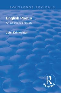 Book Cover for English Poetry by John Drinkwater