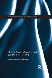 Book Cover for Nation, Constitutionalism and Buddhism in Sri Lanka by Roshan De Silva Wijeyeratne