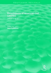 Book Cover for Encyclopedia of American Civil Liberties. Volume 3 R-Z by Paul Finkelman