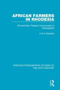 Book Cover for African Farmers in Rhodesia by A K H Weinrich