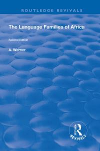Book Cover for The Language Families of Africa by Alice Werner