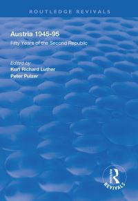 Book Cover for Austria, 1945-1995 by Kurt Richard Luther, Peter G J Pulzer