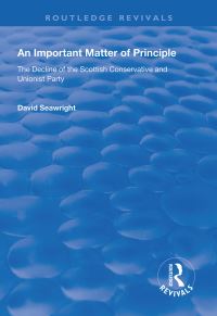 Book Cover for An Important Matter of Principle by David Seawright