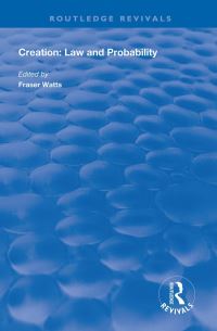 Book Cover for Creation by Fraser N Watts
