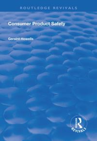 Book Cover for Consumer Product Safety by Geraint Howells