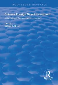 Book Cover for Chinese Foreign Direct Investment by Tao Qu, Milford B Green
