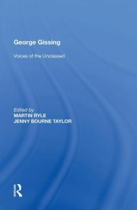 Book Cover for George Gissing by Martin H Ryle, Jenny Bourne Taylor