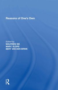 Book Cover for Reasons of One's Own by Marc Slors