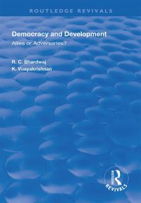 Book Cover for Democracy and Development by Rattan Chand Bhardwaj, K Vijayakrishnan