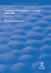 Book Cover for Families in the Expansion of Europe by Maria Beatriz Nizza da Silva