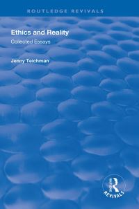 Book Cover for Ethics and Reality by Jenny Teichman