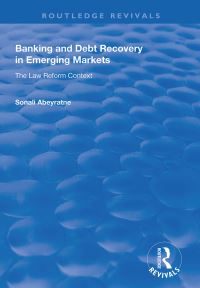 Book Cover for Banking and Debt Recovery in Emerging Markets by Sonali Abeyratne