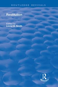 Book Cover for Restitution by Lionel D Smith