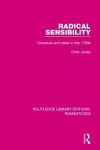 Book Cover for Radical Sensibility by C B Jones